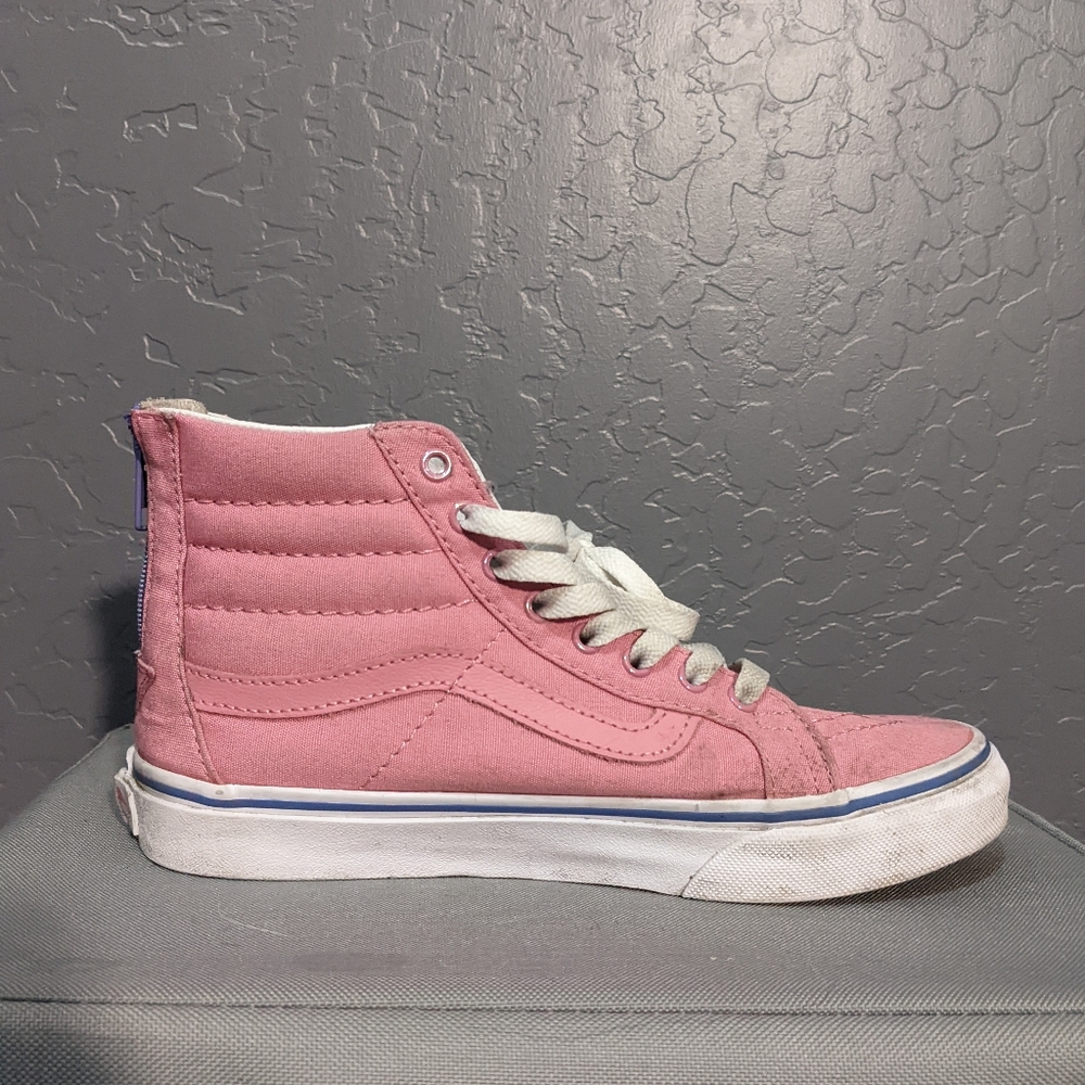 Pink high top Vans